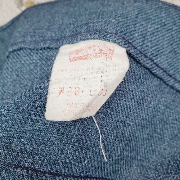 VTG Levi's Sta-Prest Big E Pants Mens 1960's Trousers Retro Slacks Bootcut 38X31 - Picture 4 of 13